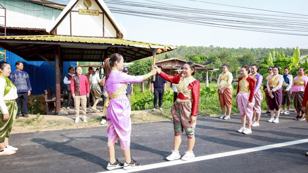 พิธีวิ่งคบไฟเพื่อนำไปประกอบพิธีเปิดงานย่าโม พ.ศ. 2569