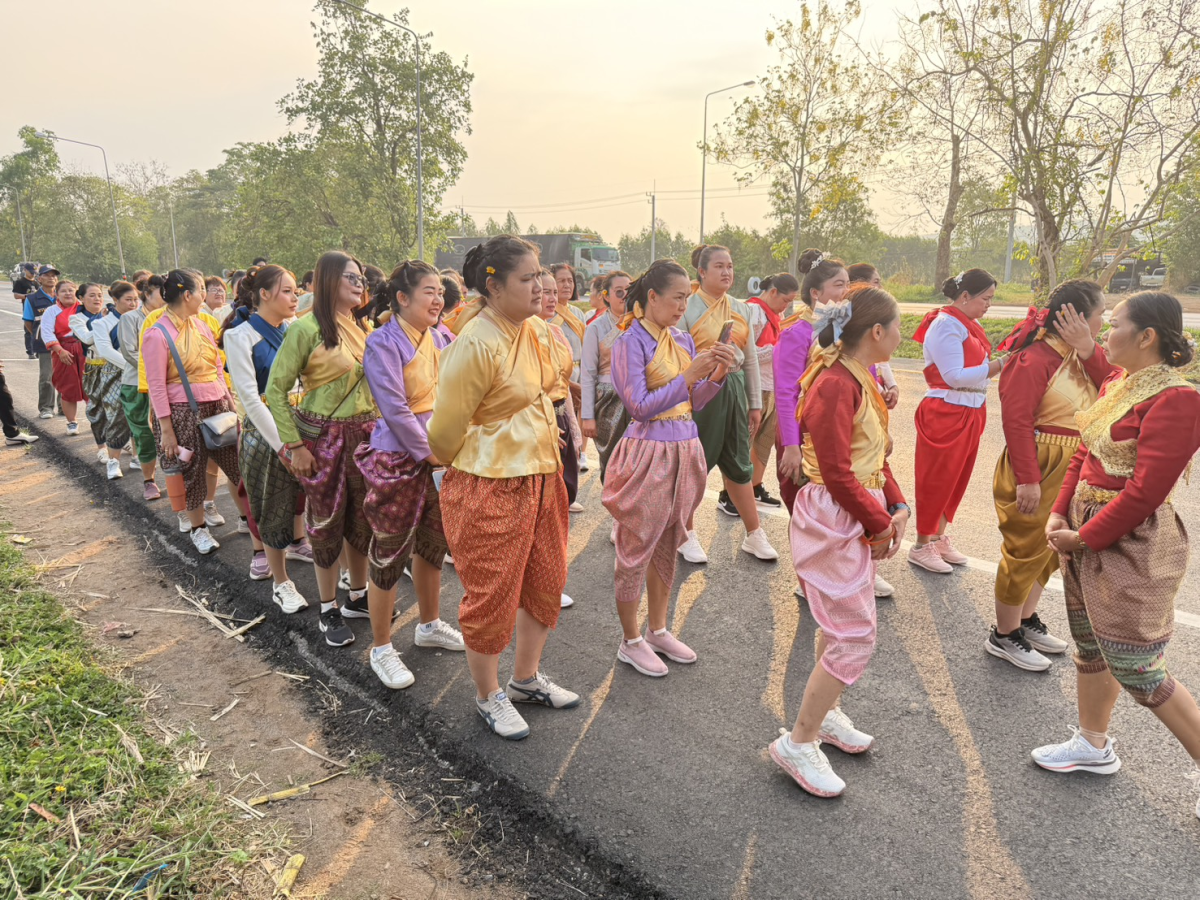 พิธีวิ่งคบไฟเพื่อนำไปประกอบพิธีเปิดงานย่าโม พ.ศ. 2569