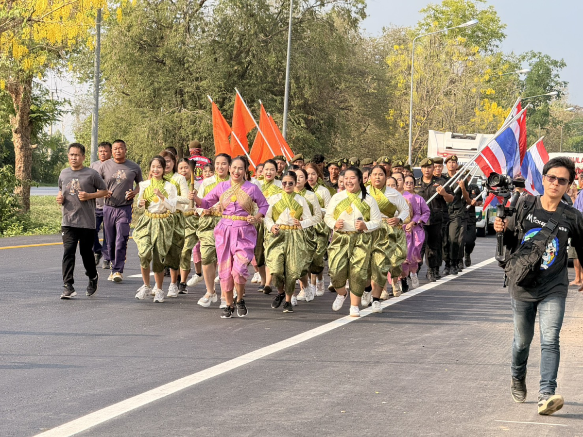 พิธีวิ่งคบไฟเพื่อนำไปประกอบพิธีเปิดงานย่าโม พ.ศ. 2569