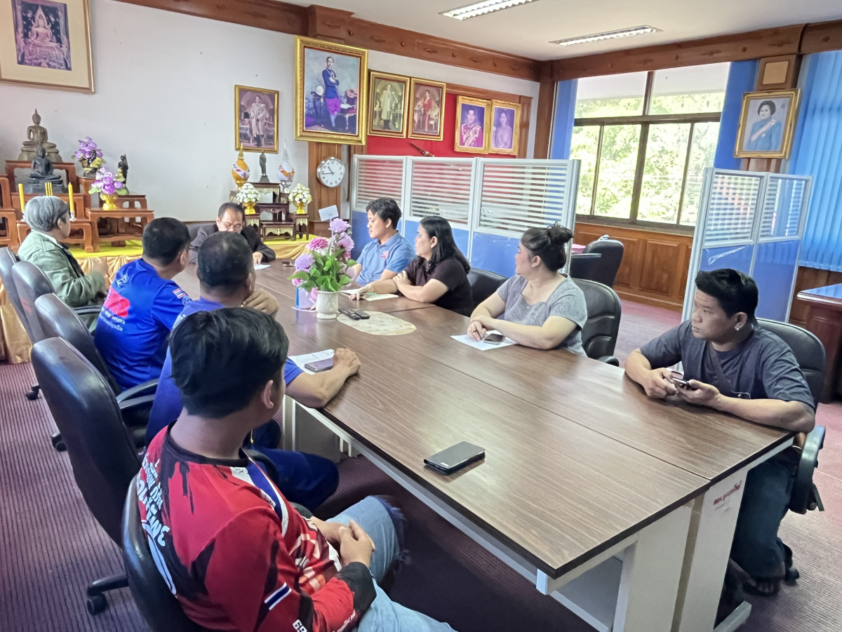 ประชุมชี้แจ้งการปฏิบัติงานของพนักงานกู้ชีพ กองสาธารณสุขและสิ่งแวดล้อม 