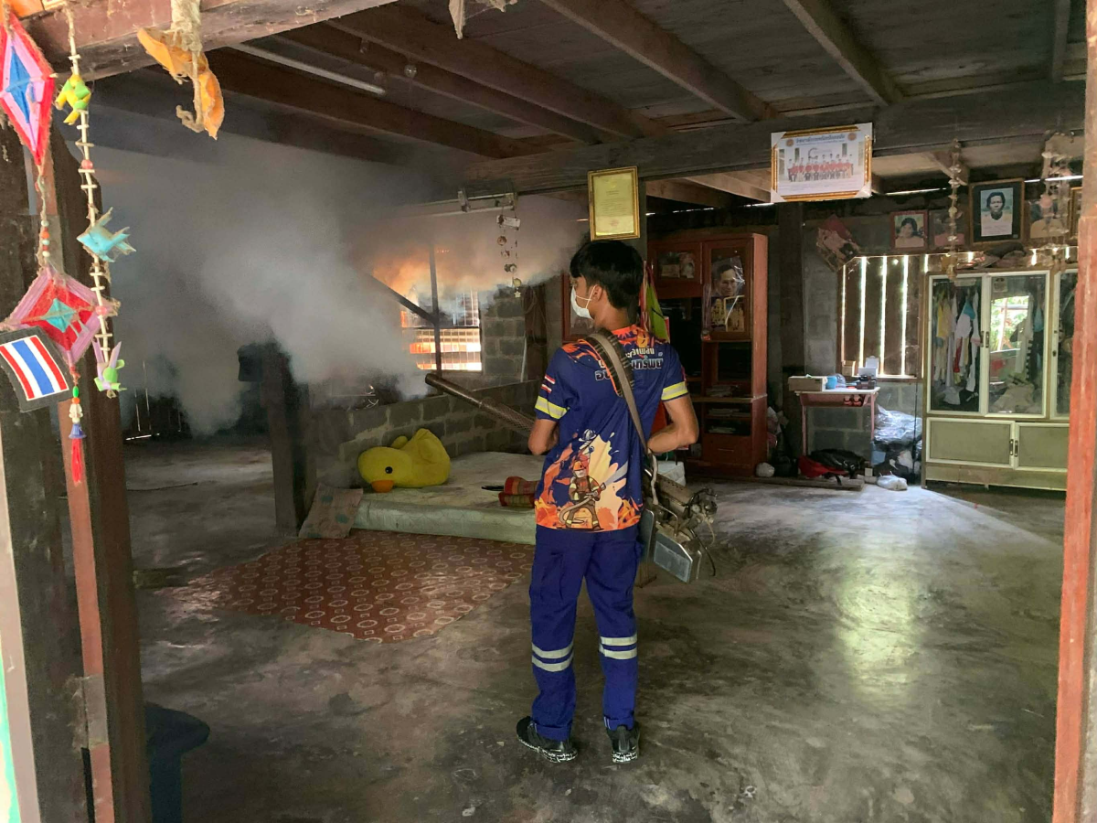 กิจกรรมฉีดพ่นหมอกควันป้องกันและควบคุมโรคไข้เลือดออก  ประจำปี พ.ศ.2569