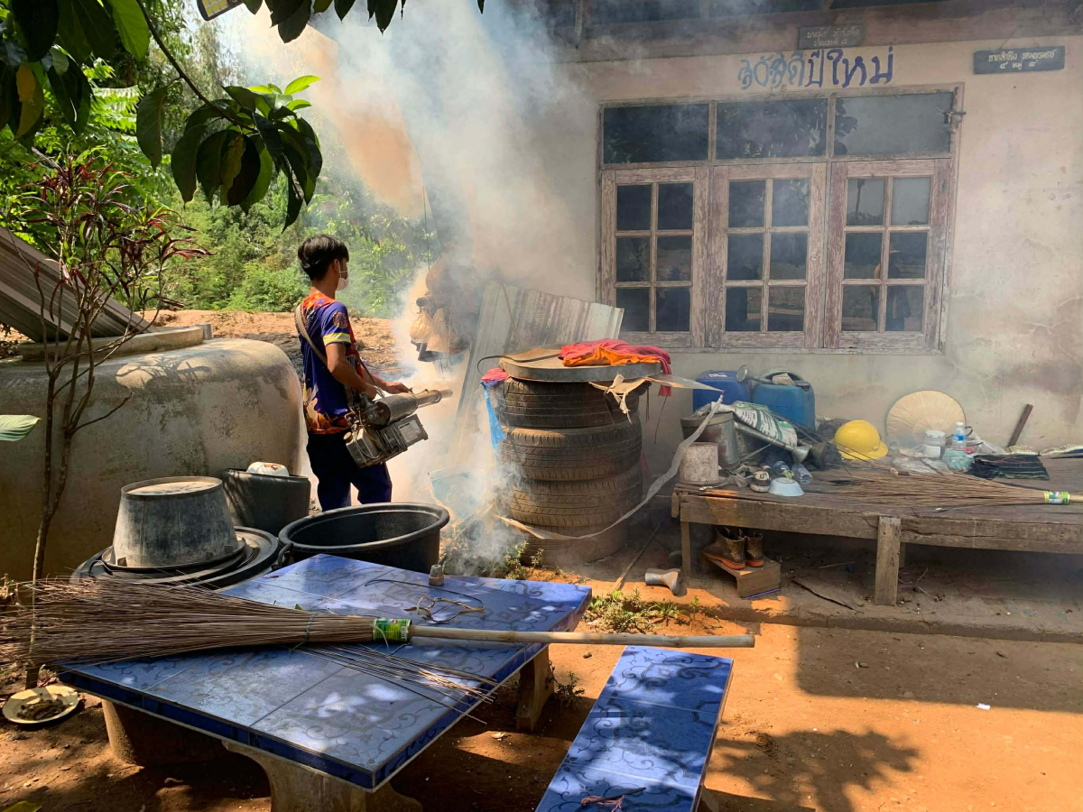 กิจกรรมฉีดพ่นหมอกควันป้องกันและควบคุมโรคไข้เลือดออก  ประจำปี พ.ศ.2569