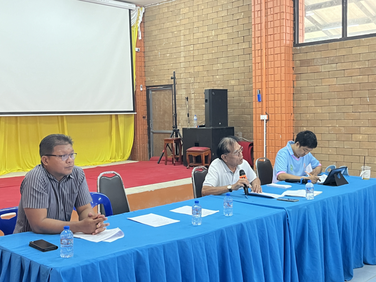 ประชุมเพื่อเตรียมความพร้อมการแข่งขันกีฬาฟุตบอล 7 คน อุดมทรัพย์ ประจำปี พ.ศ.2569