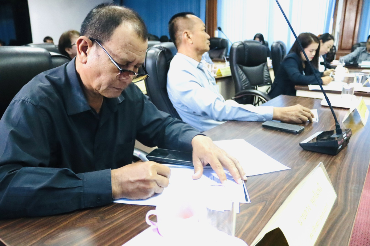 ประชุมสมาชิกสภาองค์การบริหารส่วนตำบลอุดมทรัพย์ ประจำเดือนเมษายน พ.ศ.2569