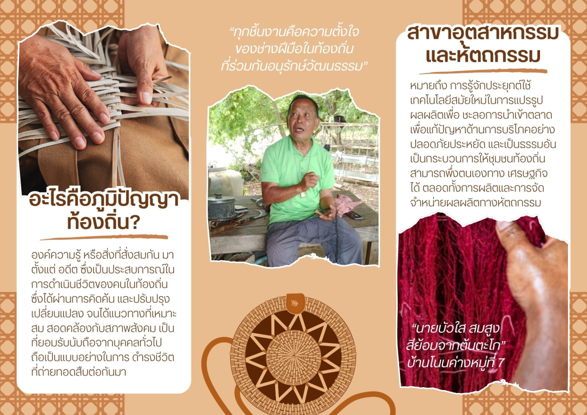 ข้อมูลภูมิปัญญาท้องถิ่นในตำบลอุดมทรัพย์
