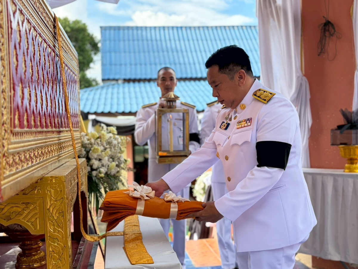 พิธีบำเพ็ญกุศลและพระราชทานเพลิงศพ ท่านพระครูเกษมศาสนกิจ (สาน เขมวีโร)