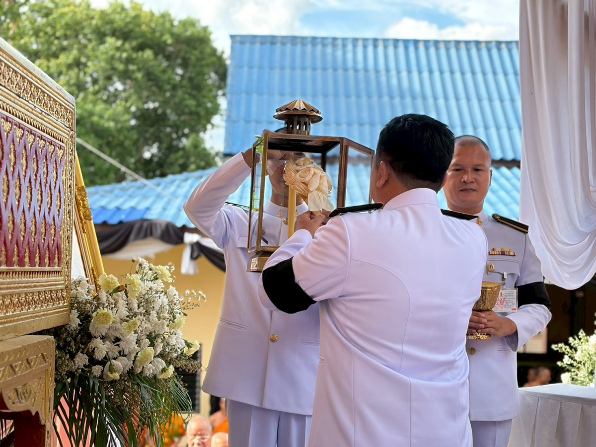 พิธีบำเพ็ญกุศลและพระราชทานเพลิงศพ ท่านพระครูเกษมศาสนกิจ (สาน เขมวีโร)