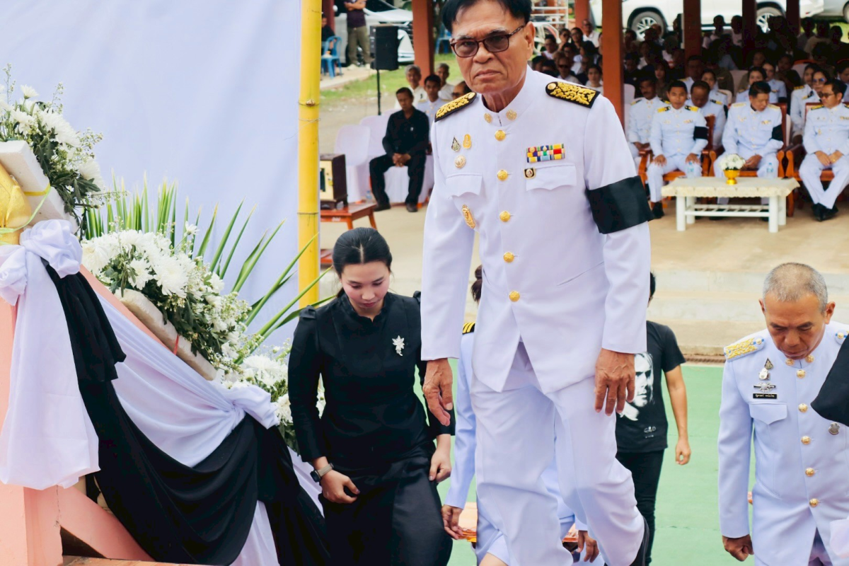พิธีบำเพ็ญกุศลและพระราชทานเพลิงศพ ท่านพระครูเกษมศาสนกิจ (สาน เขมวีโร)