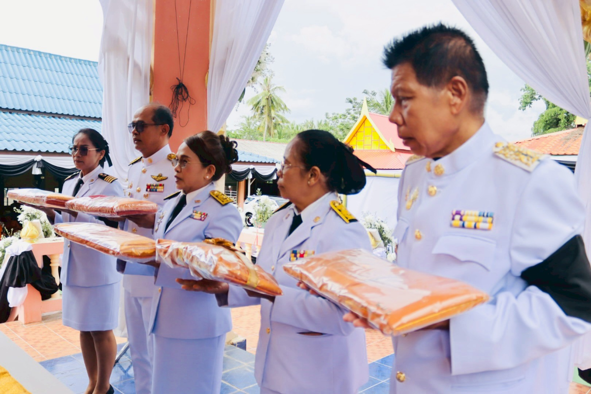 พิธีบำเพ็ญกุศลและพระราชทานเพลิงศพ ท่านพระครูเกษมศาสนกิจ (สาน เขมวีโร)