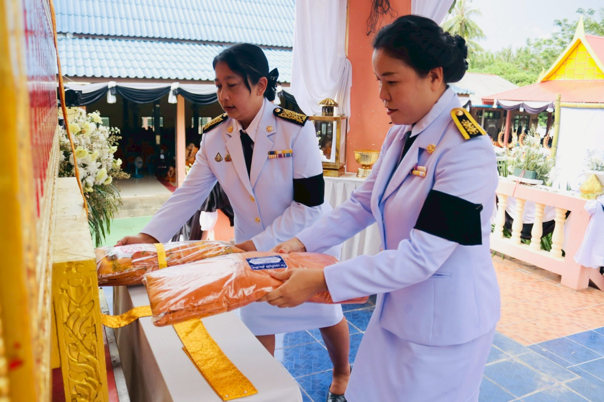 พิธีบำเพ็ญกุศลและพระราชทานเพลิงศพ ท่านพระครูเกษมศาสนกิจ (สาน เขมวีโร)