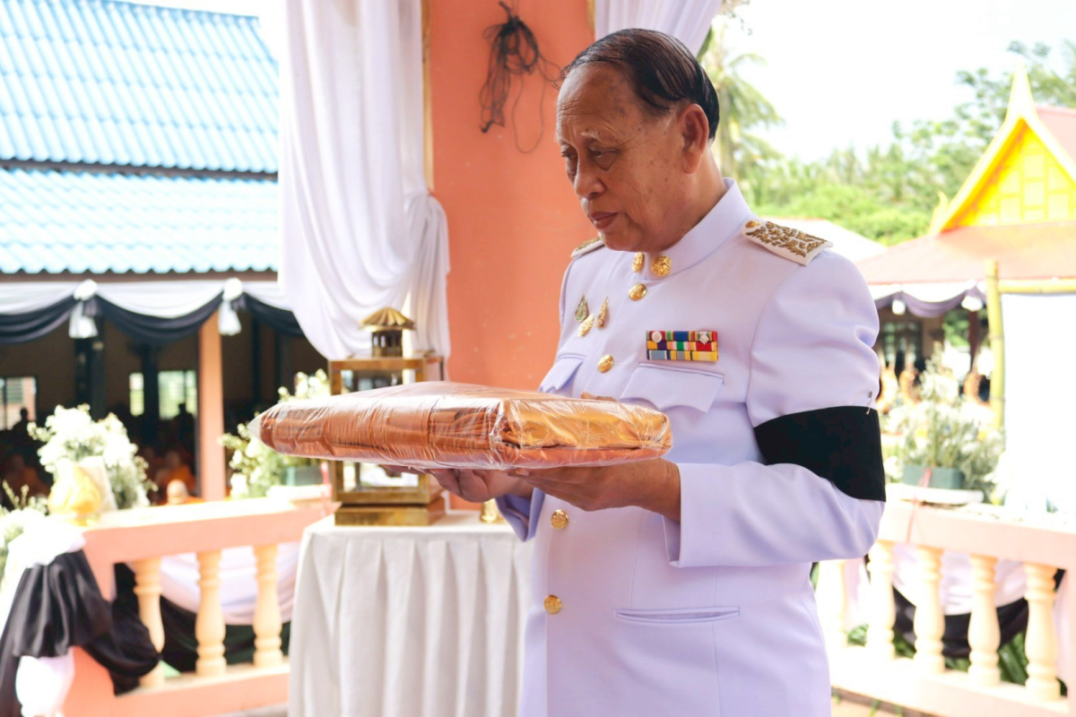พิธีบำเพ็ญกุศลและพระราชทานเพลิงศพ ท่านพระครูเกษมศาสนกิจ (สาน เขมวีโร)
