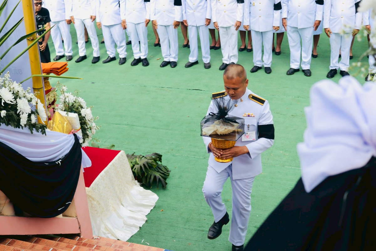 พิธีบำเพ็ญกุศลและพระราชทานเพลิงศพ ท่านพระครูเกษมศาสนกิจ (สาน เขมวีโร)