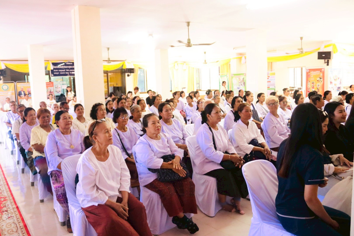 ต้อนรับคณะศึกษาดูงานจากโรงเรียนผู้สูงอายุ องค์การบริหารส่วนตำบลโพนงาม อ.บุณฑริก จ.อุบลราชธานี 