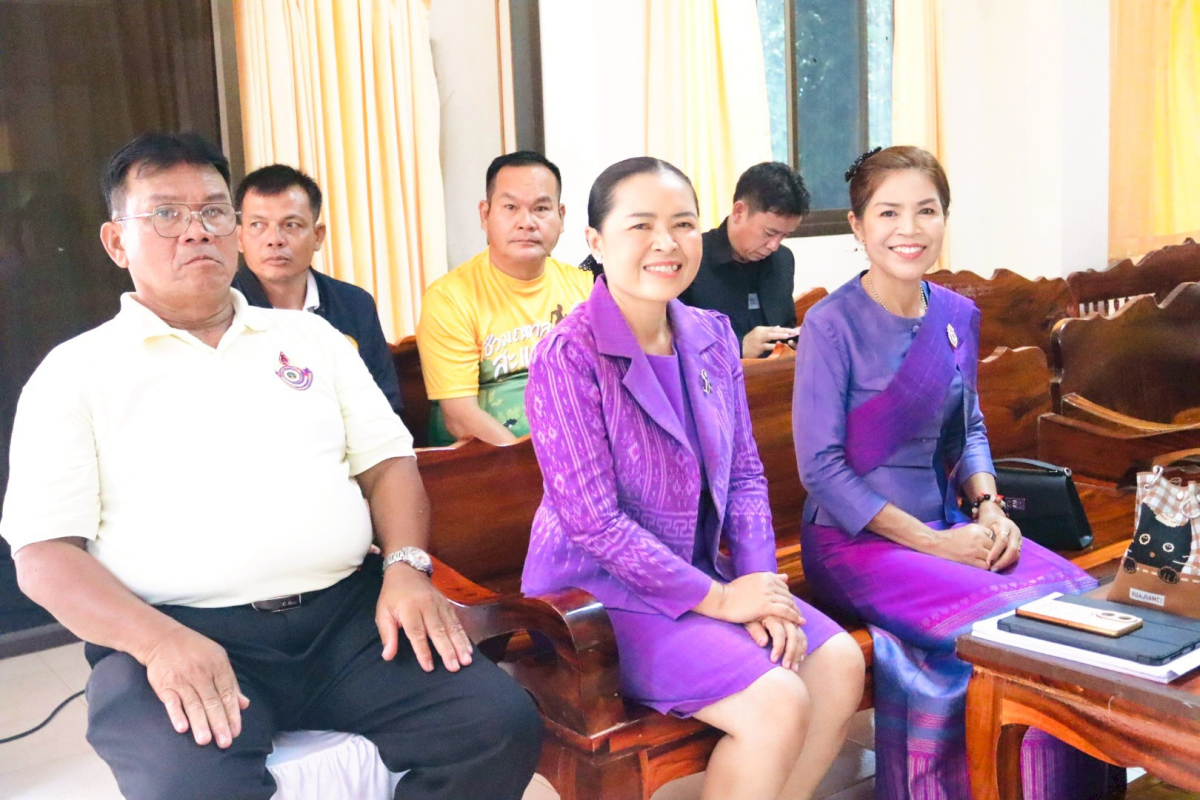 ต้อนรับคณะศึกษาดูงานจากโรงเรียนผู้สูงอายุ องค์การบริหารส่วนตำบลโพนงาม อ.บุณฑริก จ.อุบลราชธานี 