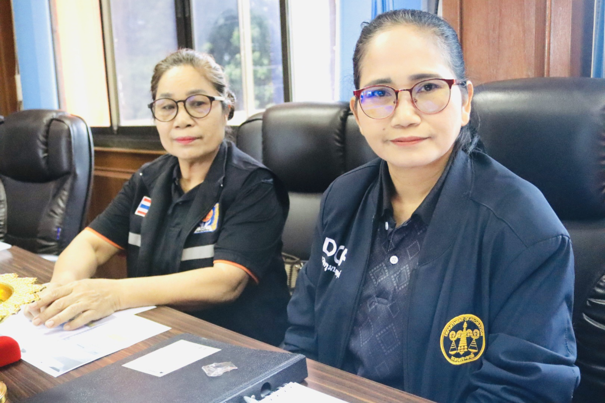พิธีมอบเข็มเชิดชูเกียรติคุมประพฤติ เข็มอาสาสมัคร มอบให้แก่อาสามัคร (อสค.)