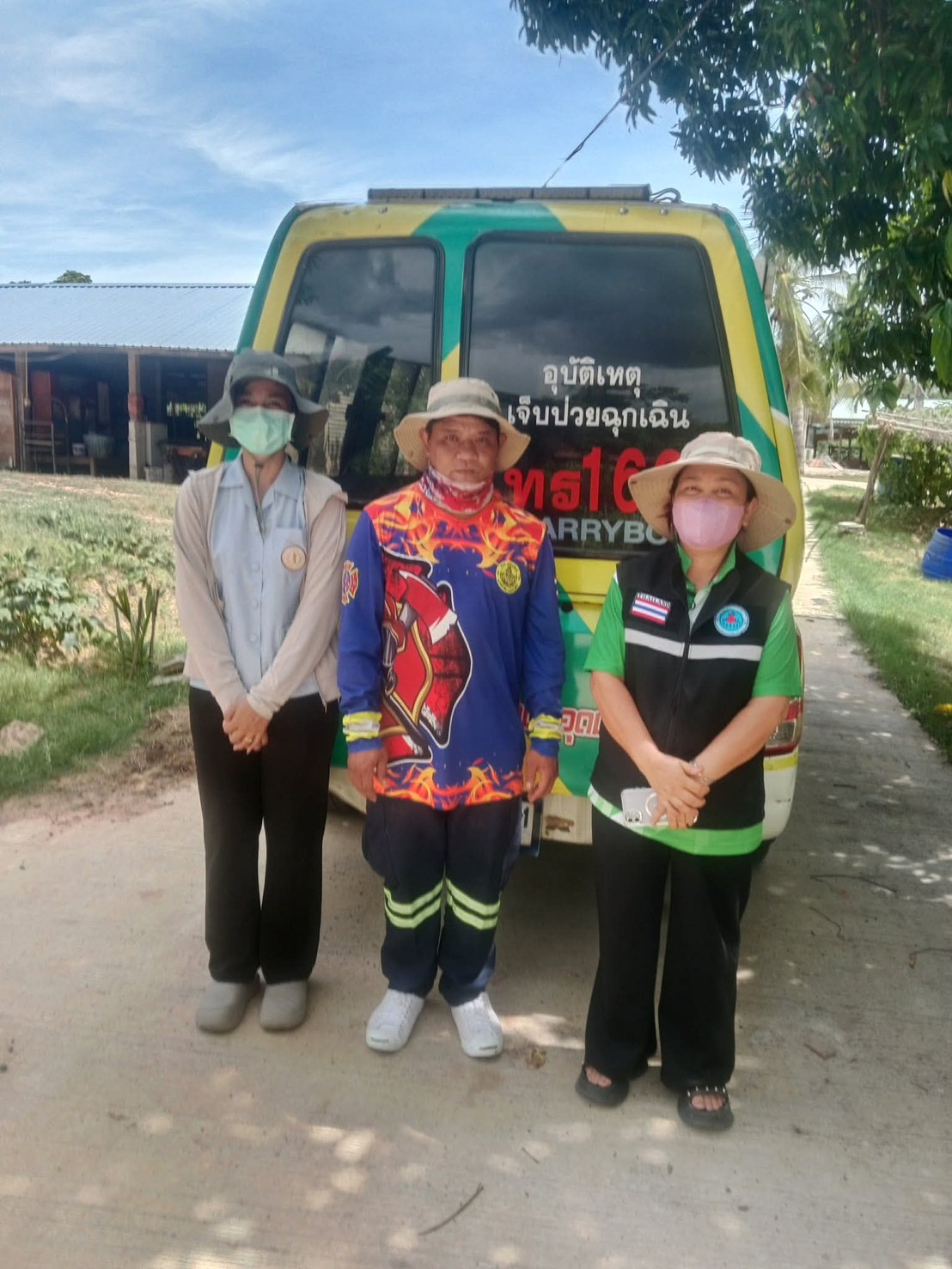 กิจกรรมฉีดพ่นหมอกควันกำจัดลูกน้ำยุงลาย ครี้งที่ 2 บริเวณภายในหมู่บ้านหนองโสมง ม.6