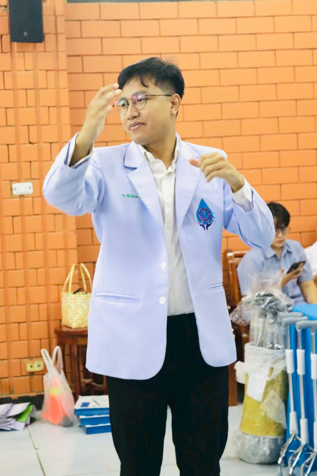 พิธีเปิดโครงการพัฒนาคุณภาพชีวิตผู้สูงอายุและคนพิการร่วมกับภาคีเครือข่ายในชุมชน "การฟื้นฟูสุขภาพผู้สูงอายุที่มีปัญหาการเคลื่อนไหวและคนพิการ อำเภอวังน้ำเขียว" 