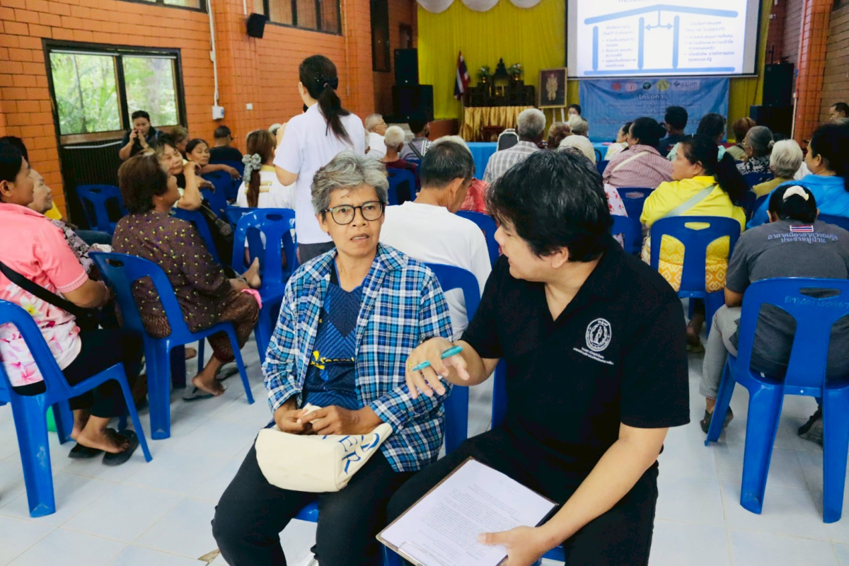 พิธีเปิดโครงการพัฒนาคุณภาพชีวิตผู้สูงอายุและคนพิการร่วมกับภาคีเครือข่ายในชุมชน "การฟื้นฟูสุขภาพผู้สูงอายุที่มีปัญหาการเคลื่อนไหวและคนพิการ อำเภอวังน้ำเขียว" 