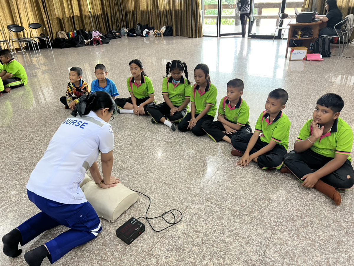 โครงการอบรมเชิงปฏิบัติการเพื่อพัฒนาศักยภาพเด็กนักเรียน ในการป้องกันและช่วยเหลือเด็กจมน้ำ (รุ่นที่ 1) ประจำปีงบประมาณ 2569