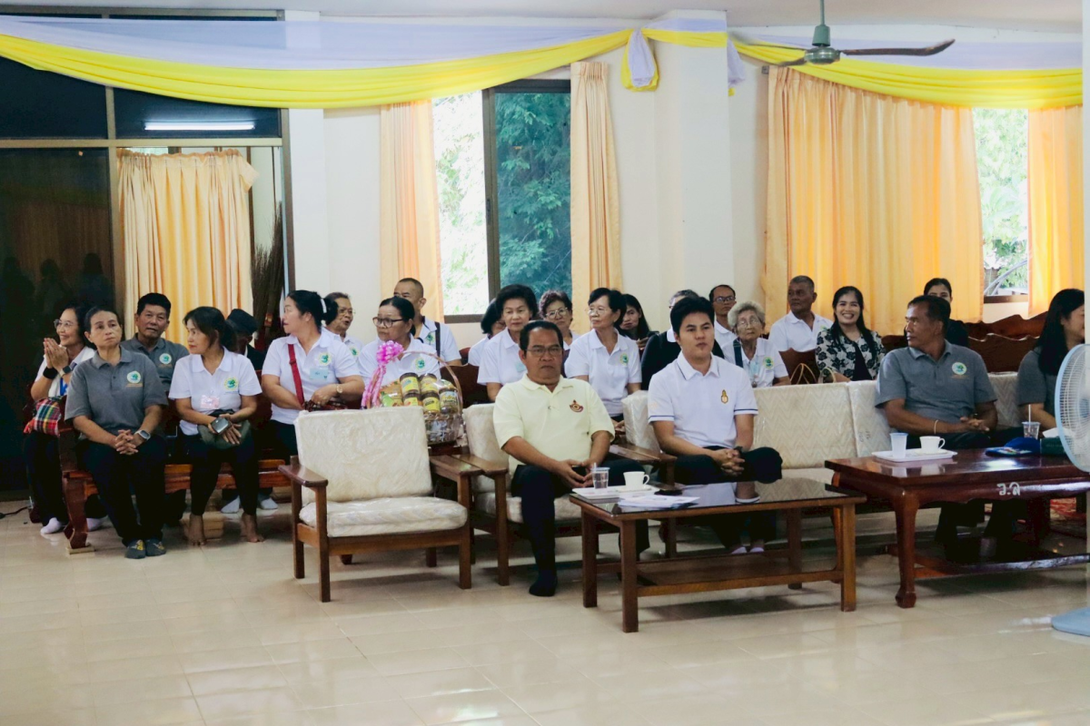  ต้อนรับคณะศึกษาดูงานจากโรงเรียนผู้สูงอายุ องค์การบริหารส่วนตำบลหนองจะบก อ.เมือง จ.นครราชสีมา ในโครงการส่งเสริมพัฒนาคุณภาพชีวิตผู้สูงอายุ ประจำปี พ.ศ.2569