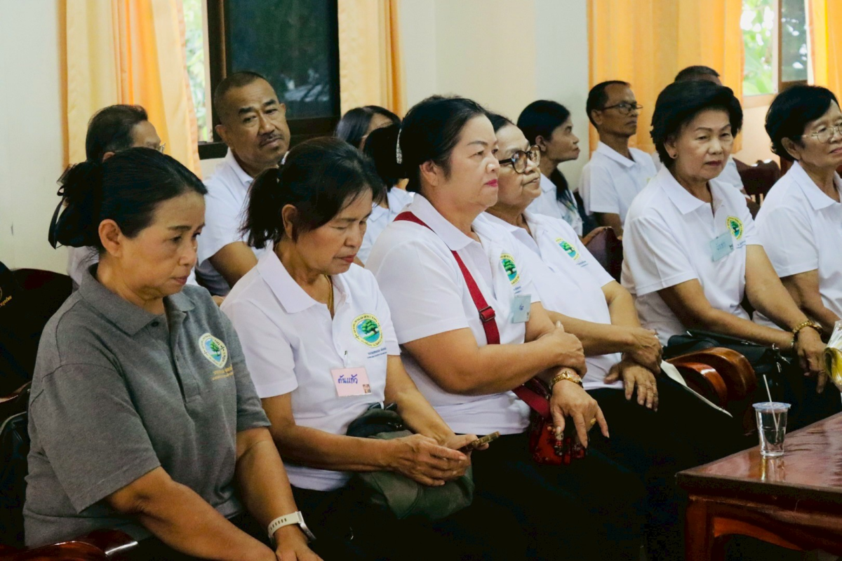 ต้อนรับคณะศึกษาดูงานจากโรงเรียนผู้สูงอายุ องค์การบริหารส่วนตำบลหนองจะบก อ.เมือง จ.นครราชสีมา ในโครงการส่งเสริมพัฒนาคุณภาพชีวิตผู้สูงอายุ ประจำปี พ.ศ.2569