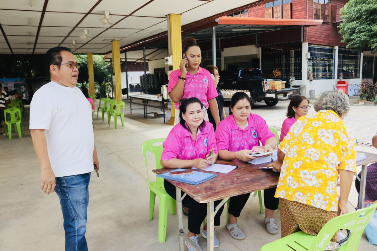 โครงการอบรมหมอหมู่บ้านในพระราชประสงค์ บ้านโนนเหลื่อมและบ้านโนนงิ้ว 