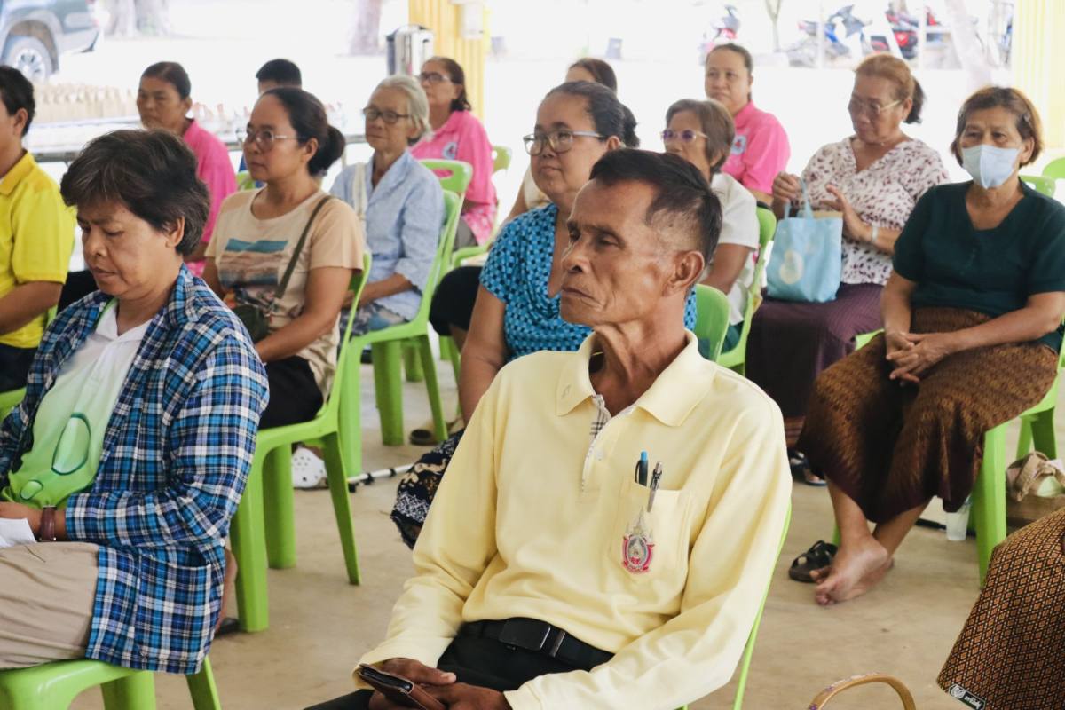 โครงการอบรมหมอหมู่บ้านในพระราชประสงค์ บ้านโนนเหลื่อมและบ้านโนนงิ้ว 