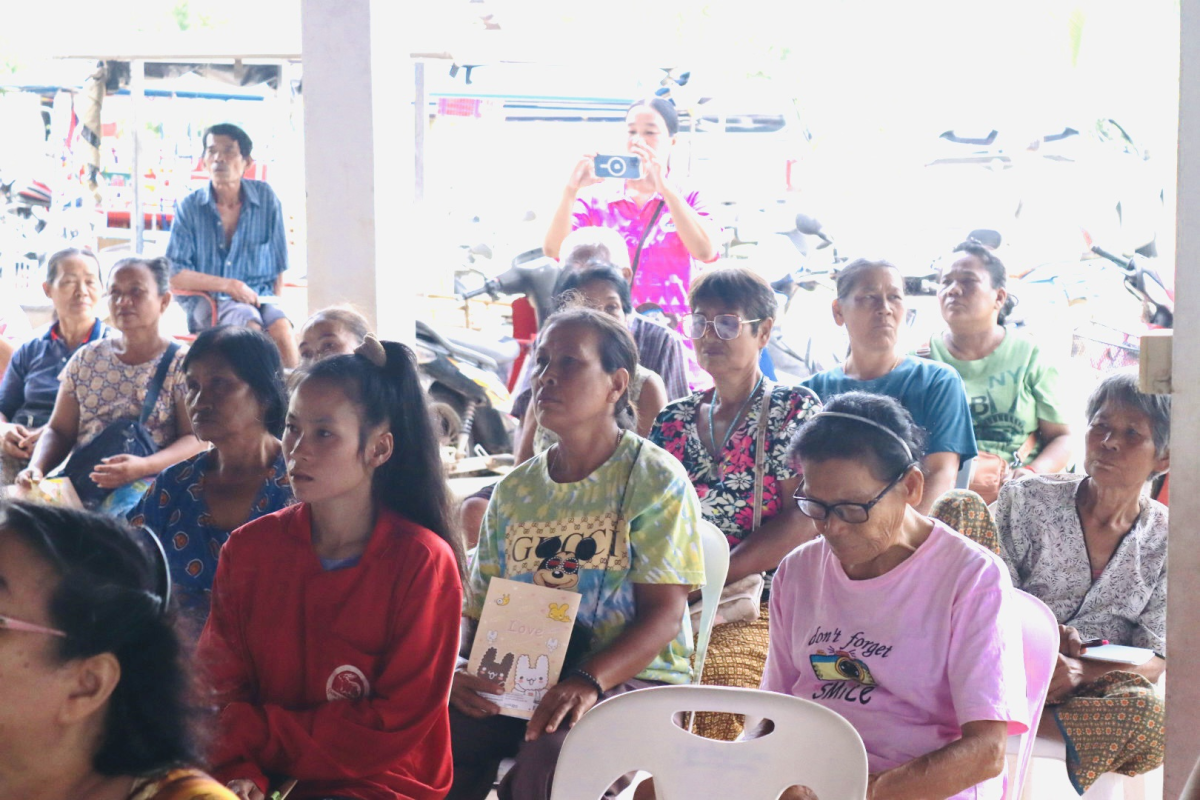 โครงการอบรมหมอหมู่บ้านในพระราชประสงค์ บ้านโนนเหลื่อมและบ้านโนนงิ้ว 