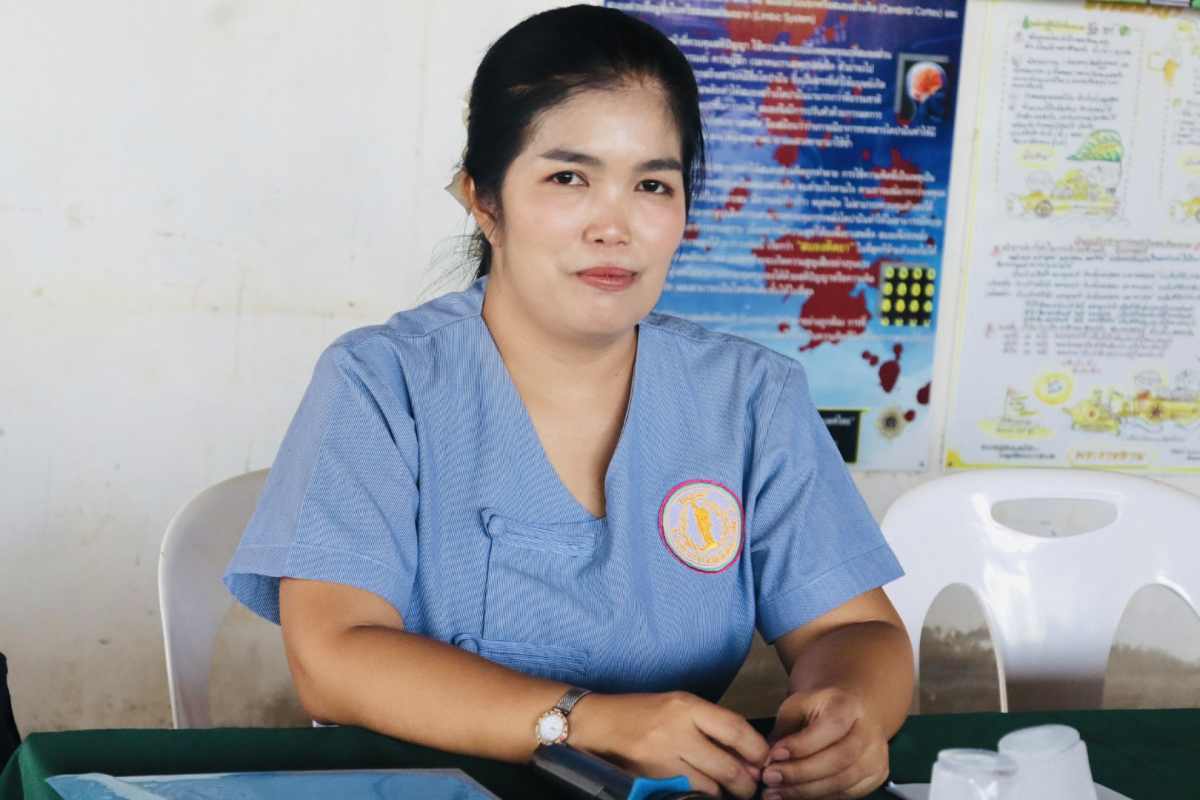 โครงการอบรมหมอหมู่บ้านในพระราชประสงค์ บ้านโนนเหลื่อมและบ้านโนนงิ้ว 