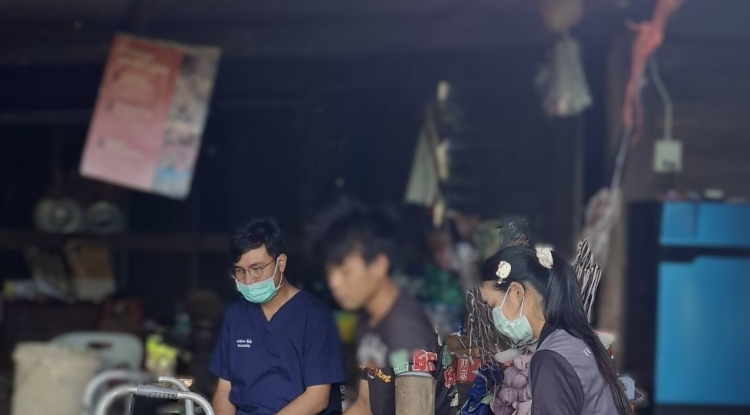 โครงการเยี่ยมบ้านผู้สูงอายุ ผู้พิการและผู้ป่วย IMC ของ อบต อุดมทรัพย์