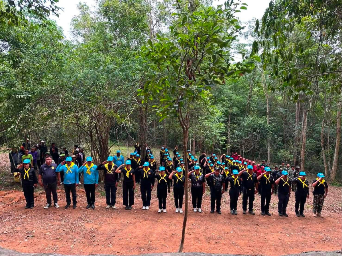 โครงการจิตอาสาพัฒนาเส้นทางตรวจการณ์บ้านห้วยน้ำเค็ม เพื่อเป็นการเฝ้าระวังและผลักดันช้างป่า