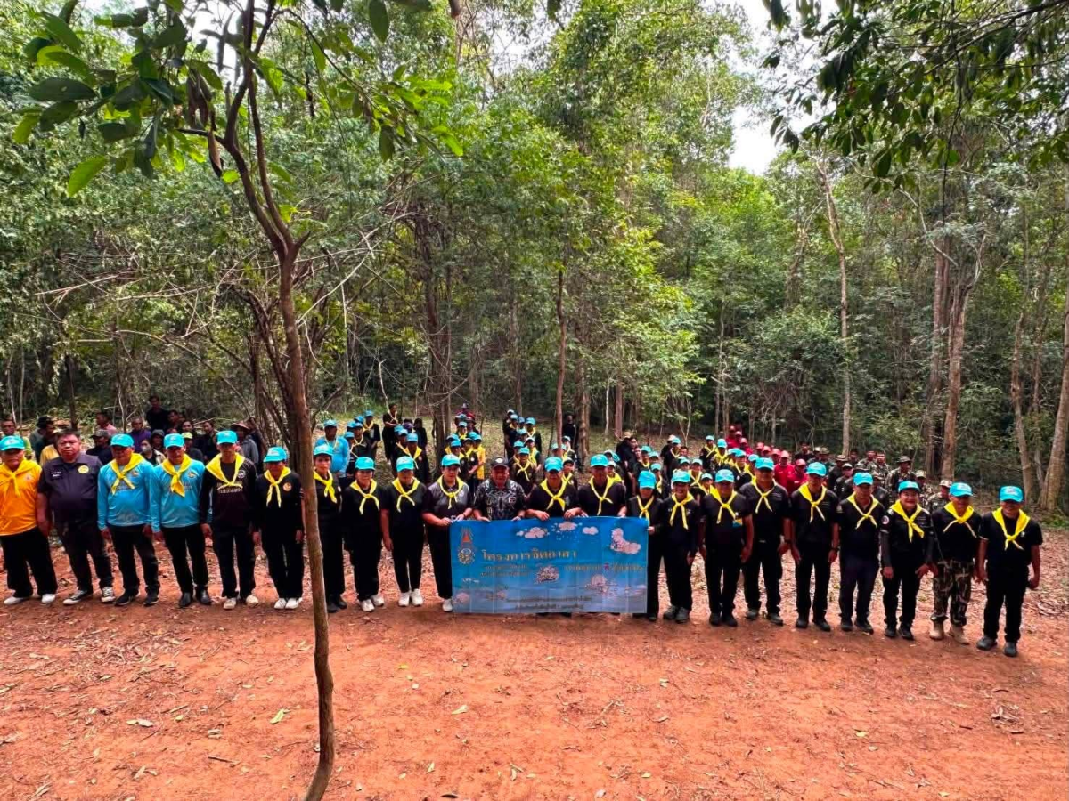 โครงการจิตอาสาพัฒนาเส้นทางตรวจการณ์บ้านห้วยน้ำเค็ม เพื่อเป็นการเฝ้าระวังและผลักดันช้างป่า