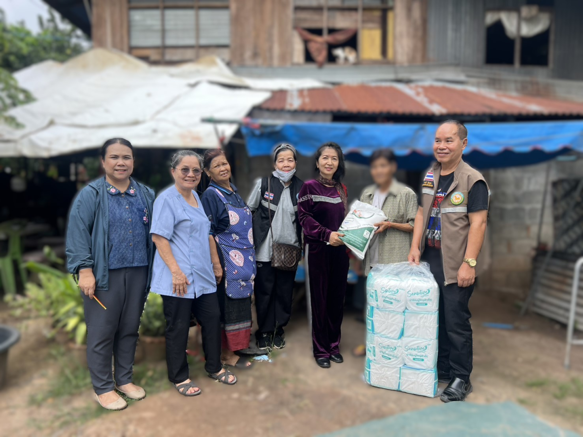 กิจกรรมสนับสนุนผ้าอ้อมผู้ใหญ่ตามโครงการสนับสนุนงบประมาณหลักประกันสุขภาพระดับตำบลอุดมทรัพย์ ประจำปีงบประมาณ 2569                            คำขวัญ อบต.อุดมทรัพย์