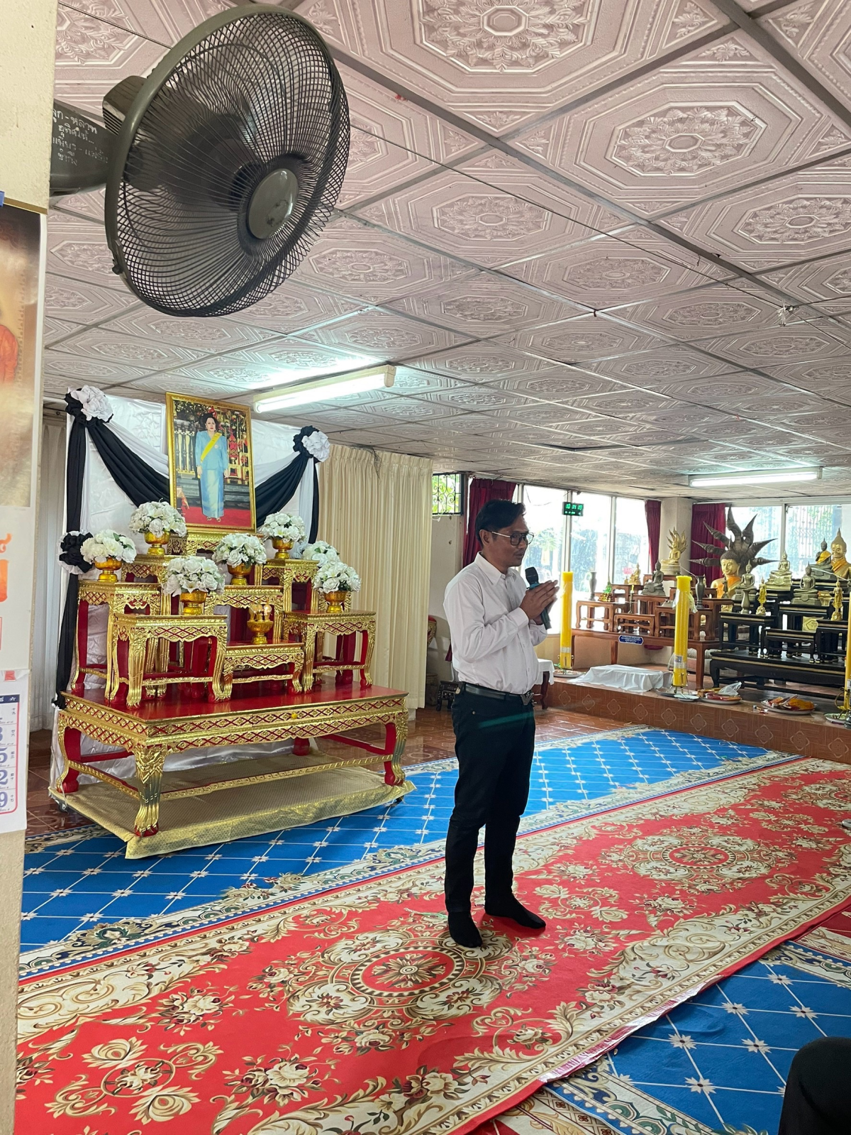 กิจกรรม รวมพลังสัปปายะสู่วัด ด้วยวิธี 5 ส เครือข่ายโครงการวัด ประชา รัฐ สร้างสุข เพื่อถวายเป็นพระราชกุศลแด่สมเด็จพระนางเจ้าสิริกิติ์ พระบรมราชินีนาถ พระบรมราชชนนีพันปีหลวง
