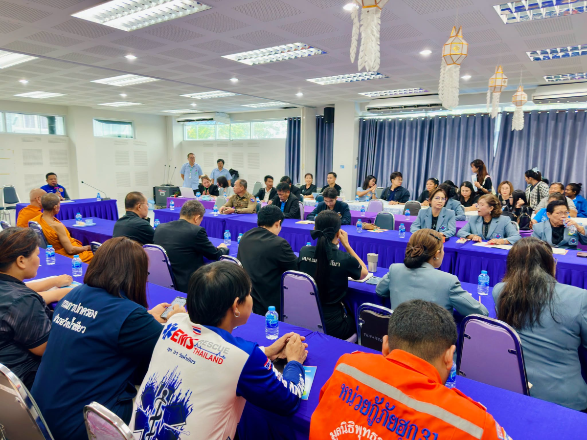 ประชุมเชิงปฏิบัติการโครงการบำบัดรักษาและฟื้นฟูสมรรถภาพผู้ป่วยยาเสพติดอำเภอวังน้ำเขียว จังหวัดนครราชสีมาปี 2569
