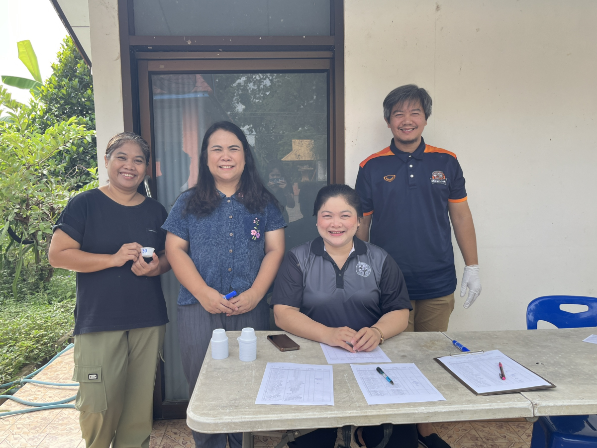 องค์การบริหารส่วนตำบลอุดทรัพย์ เข้ารับการตรวจหาสารเสพติดตามโครงการ "โคราชสีขาว ปลอดยาเสพติด