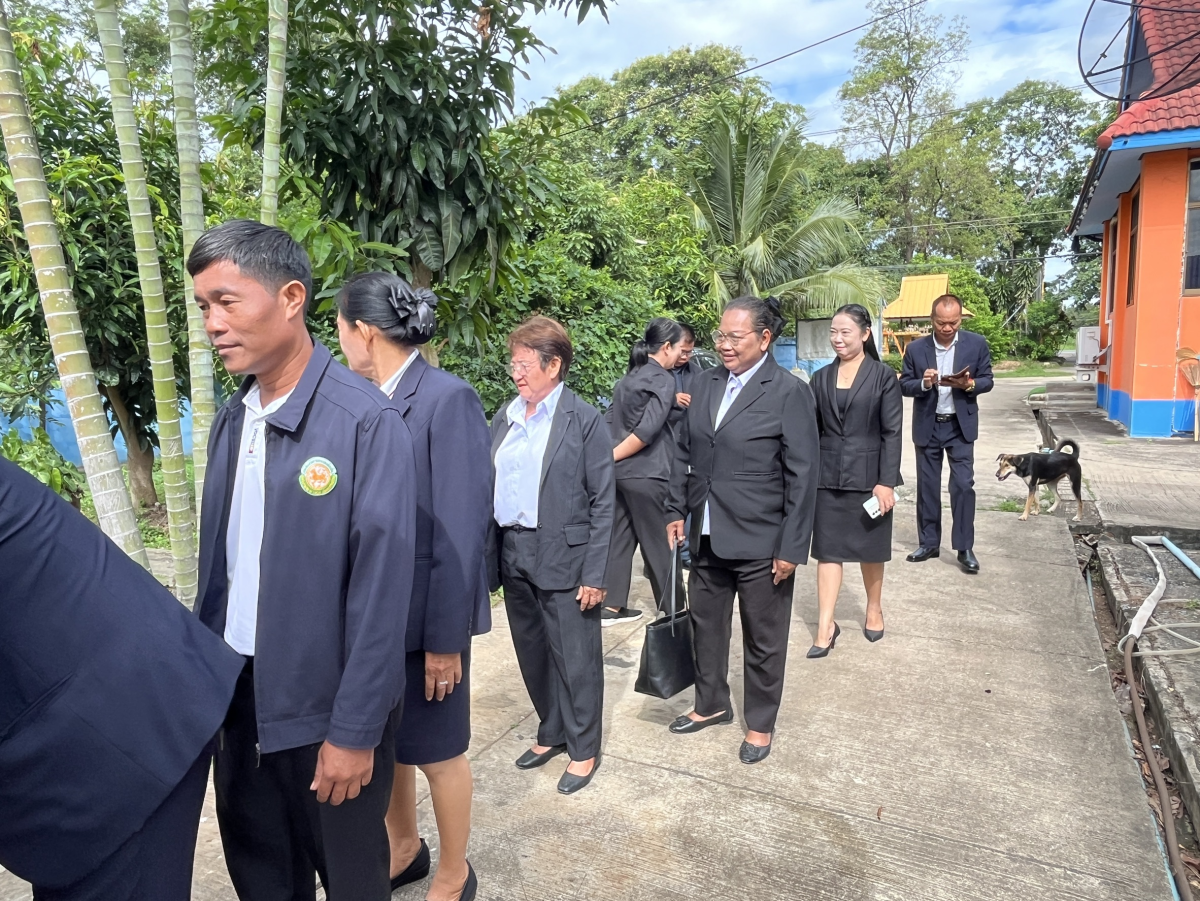 องค์การบริหารส่วนตำบลอุดทรัพย์ เข้ารับการตรวจหาสารเสพติดตามโครงการ "โคราชสีขาว ปลอดยาเสพติด