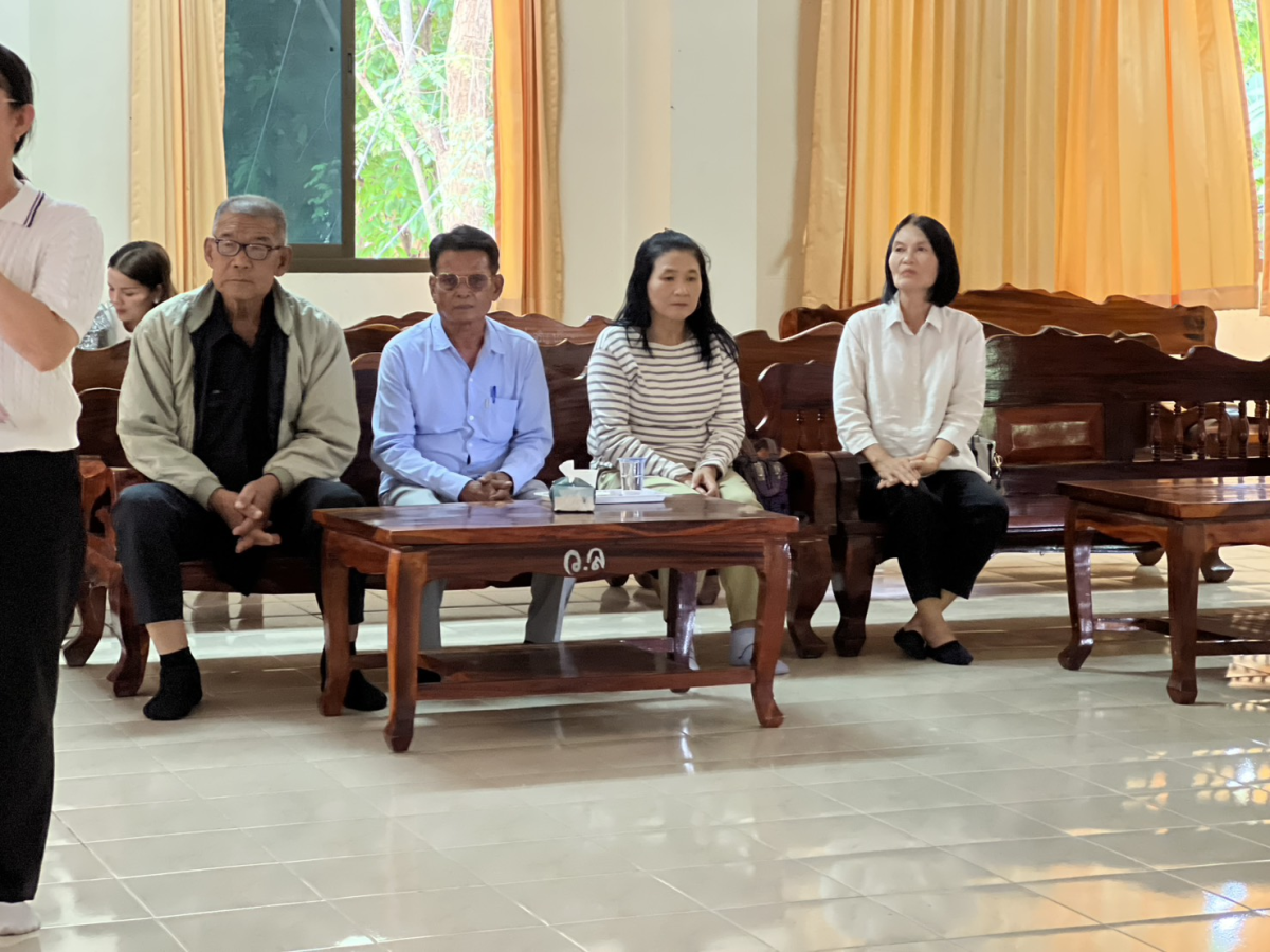 ต้อนรับคณะศึกษาดูงานจากโรงเรียนผู้สูงอายุ เทศบาลตำบลเหมือง จังหวัดชลบุรี