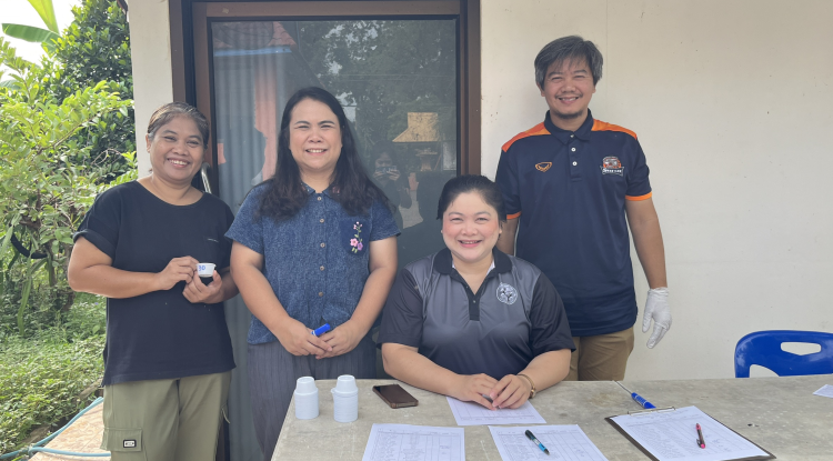 องค์การบริหารส่วนตำบลอุดทรัพย์ เข้ารับการตรวจหาสารเสพติดตามโครงการ "โคราชสีขาว ปลอดยาเสพติด